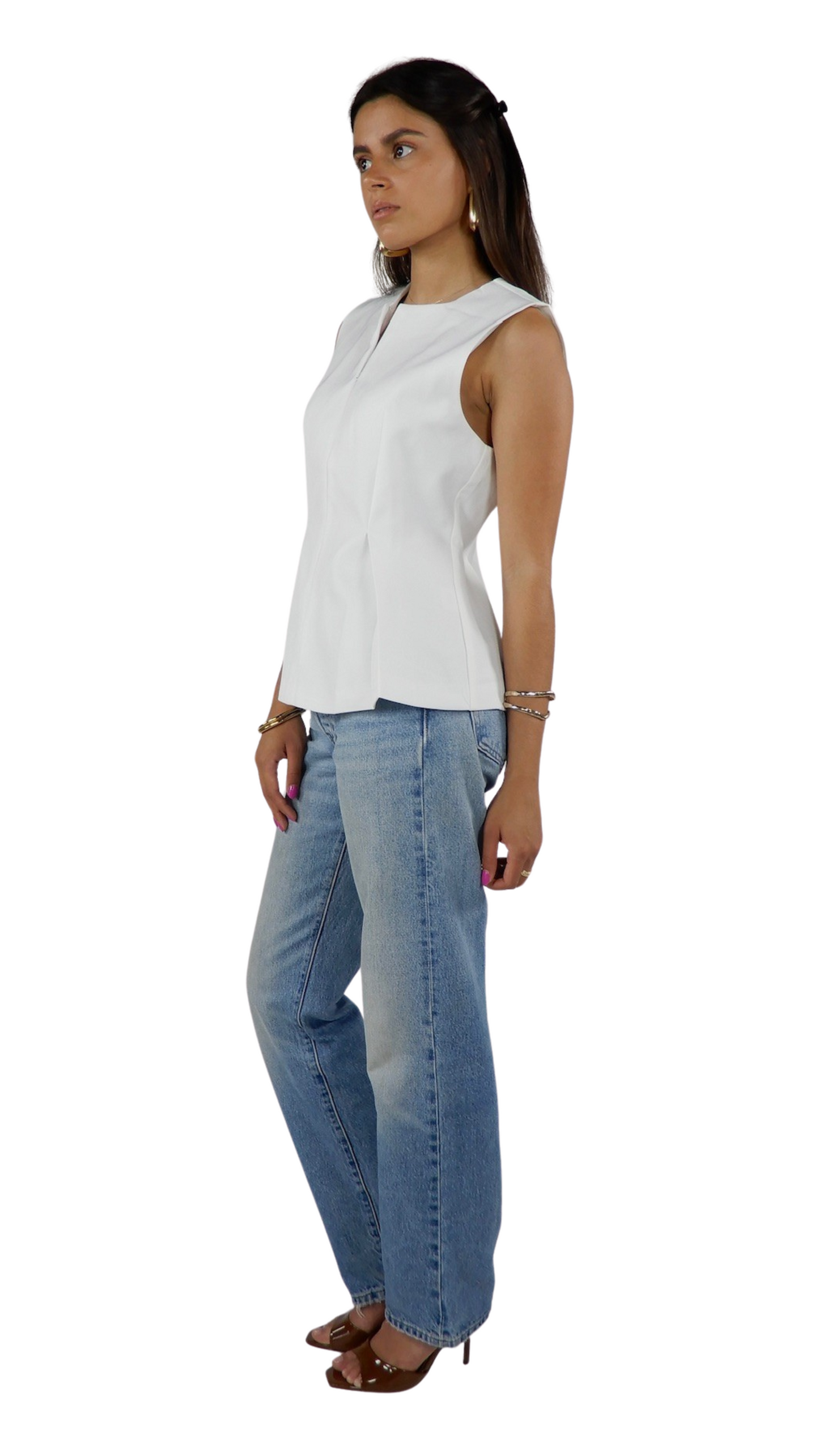 Ivory flare - Top