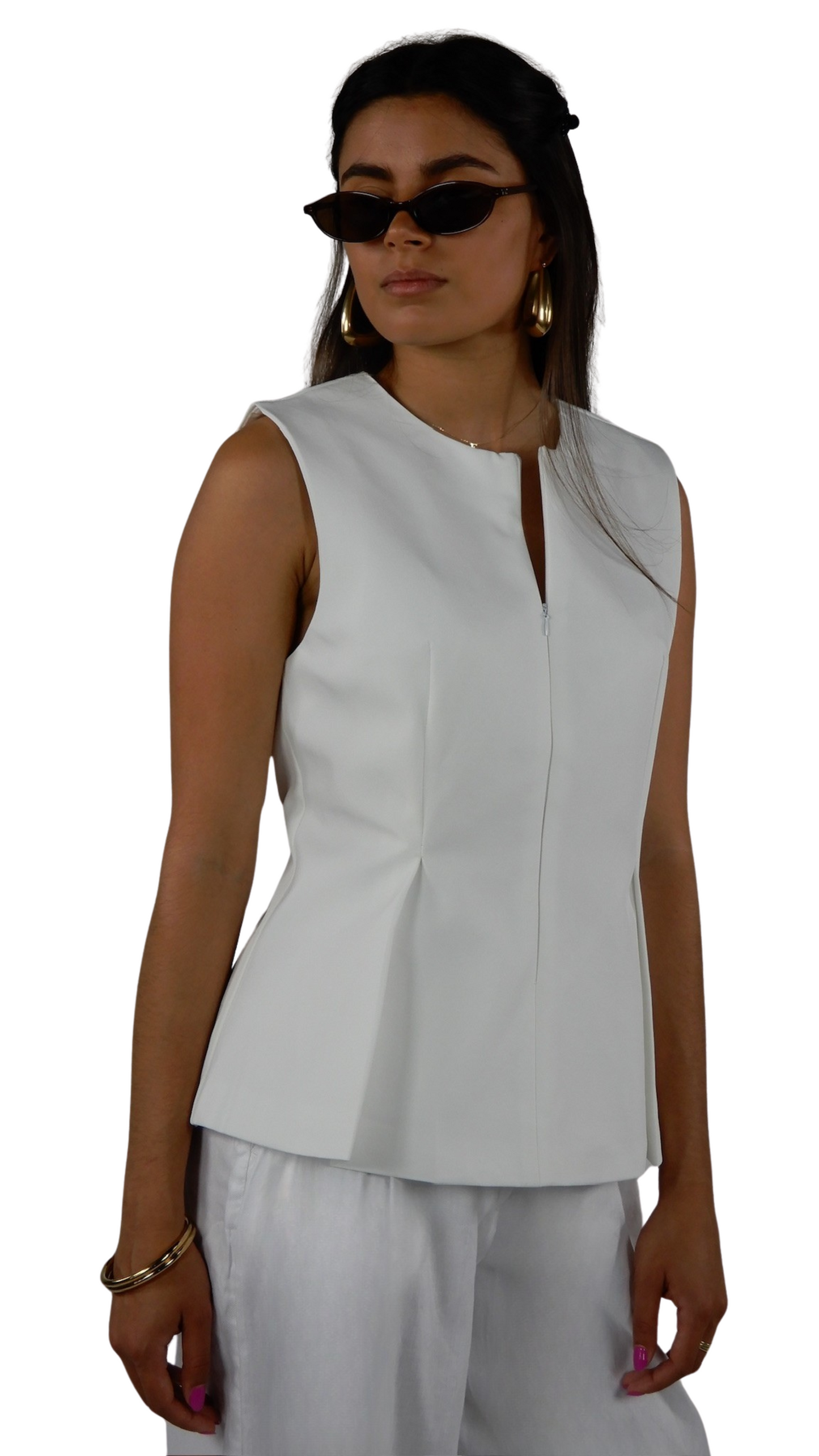 Ivory flare - Top