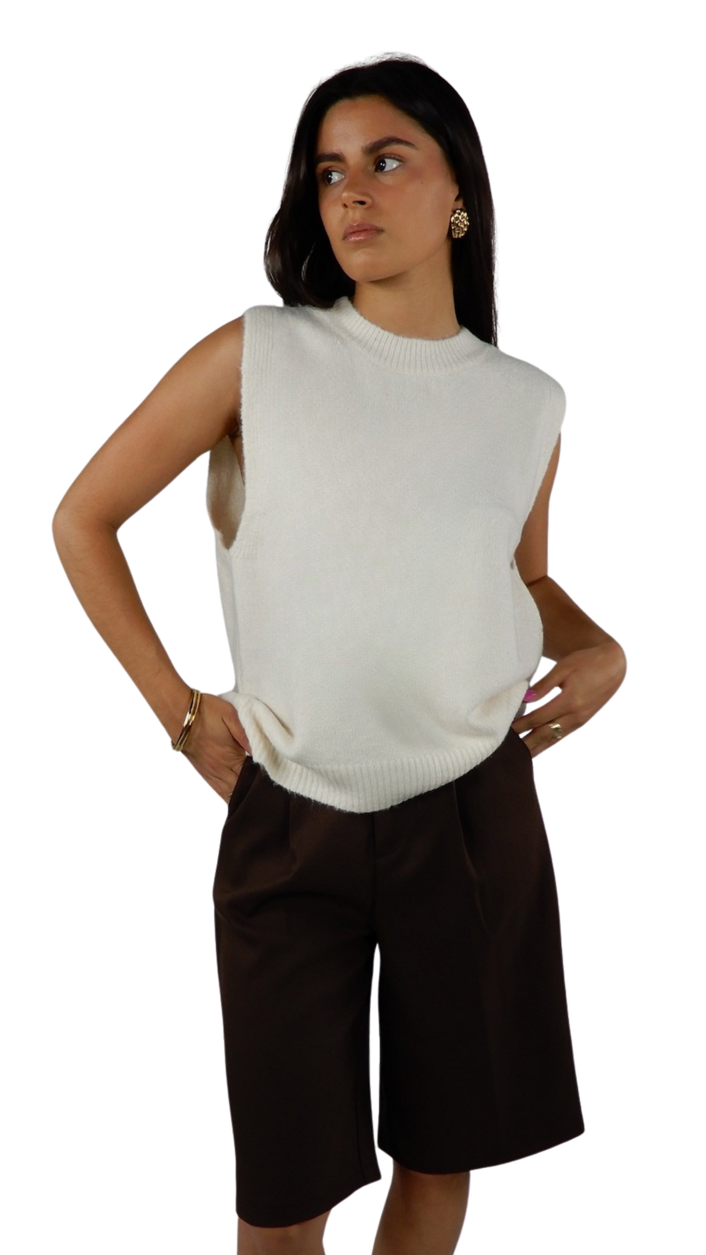 Earth tones - Top Creme