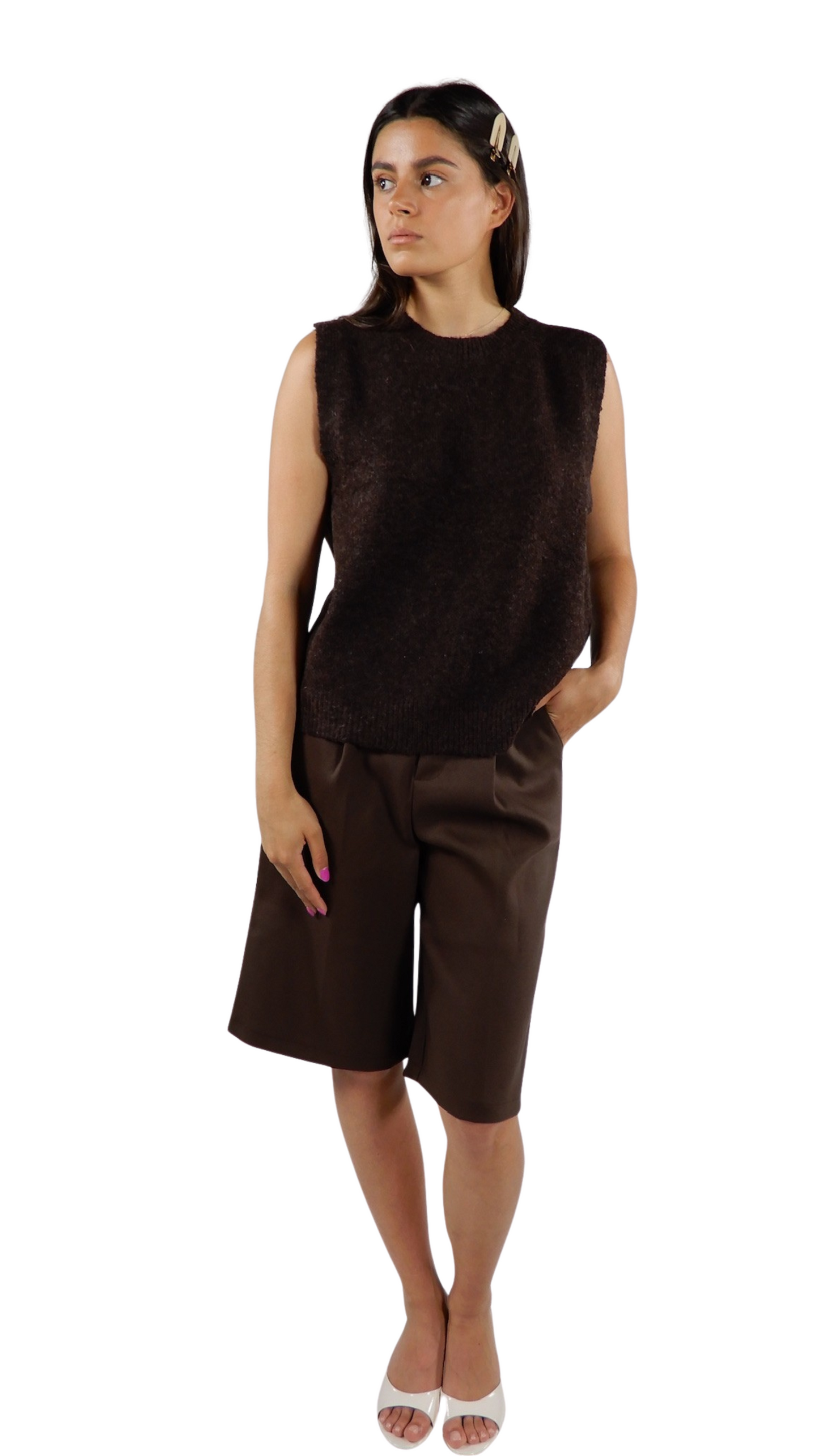 Earth tones - Top Brown
