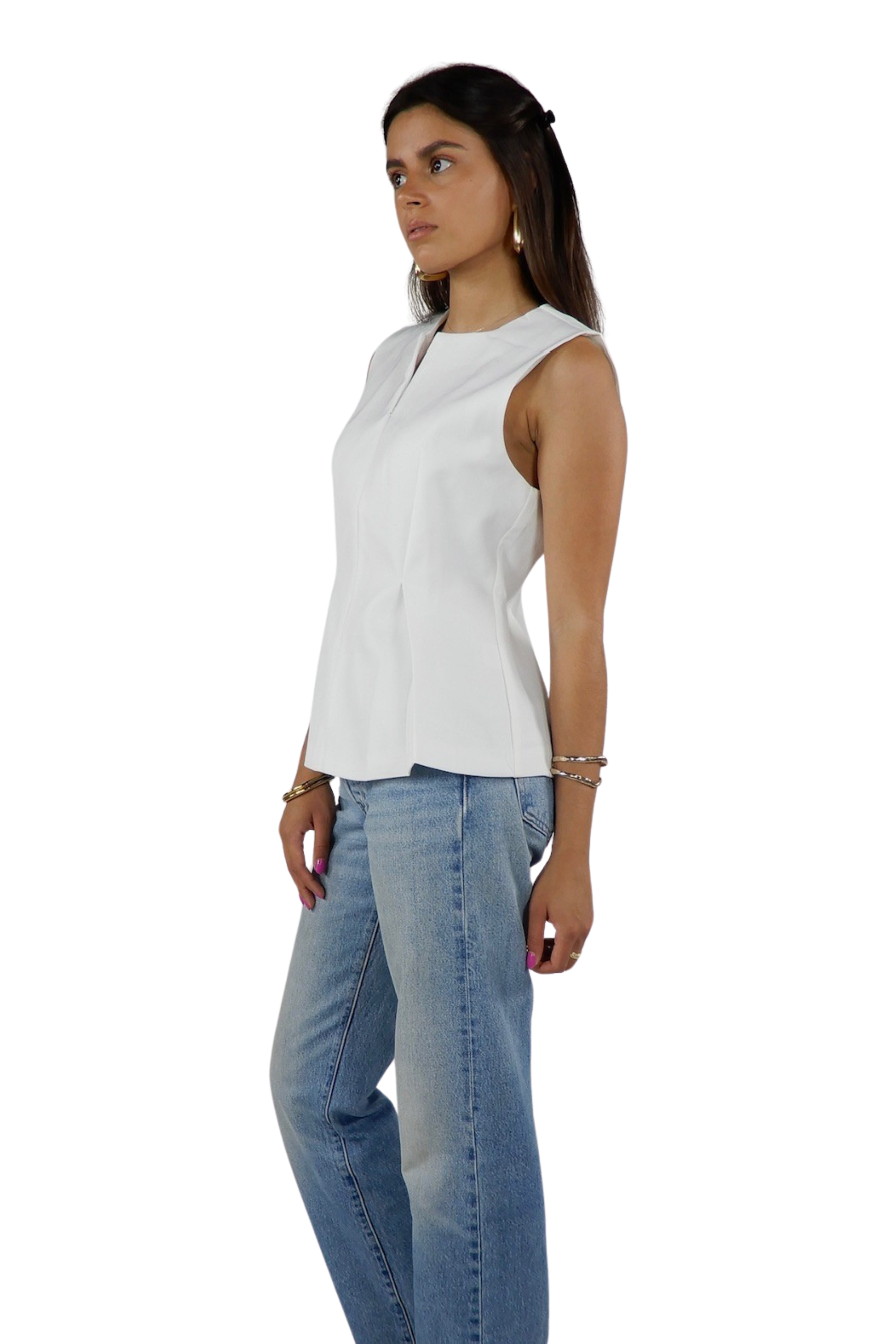Ivory flare - Top