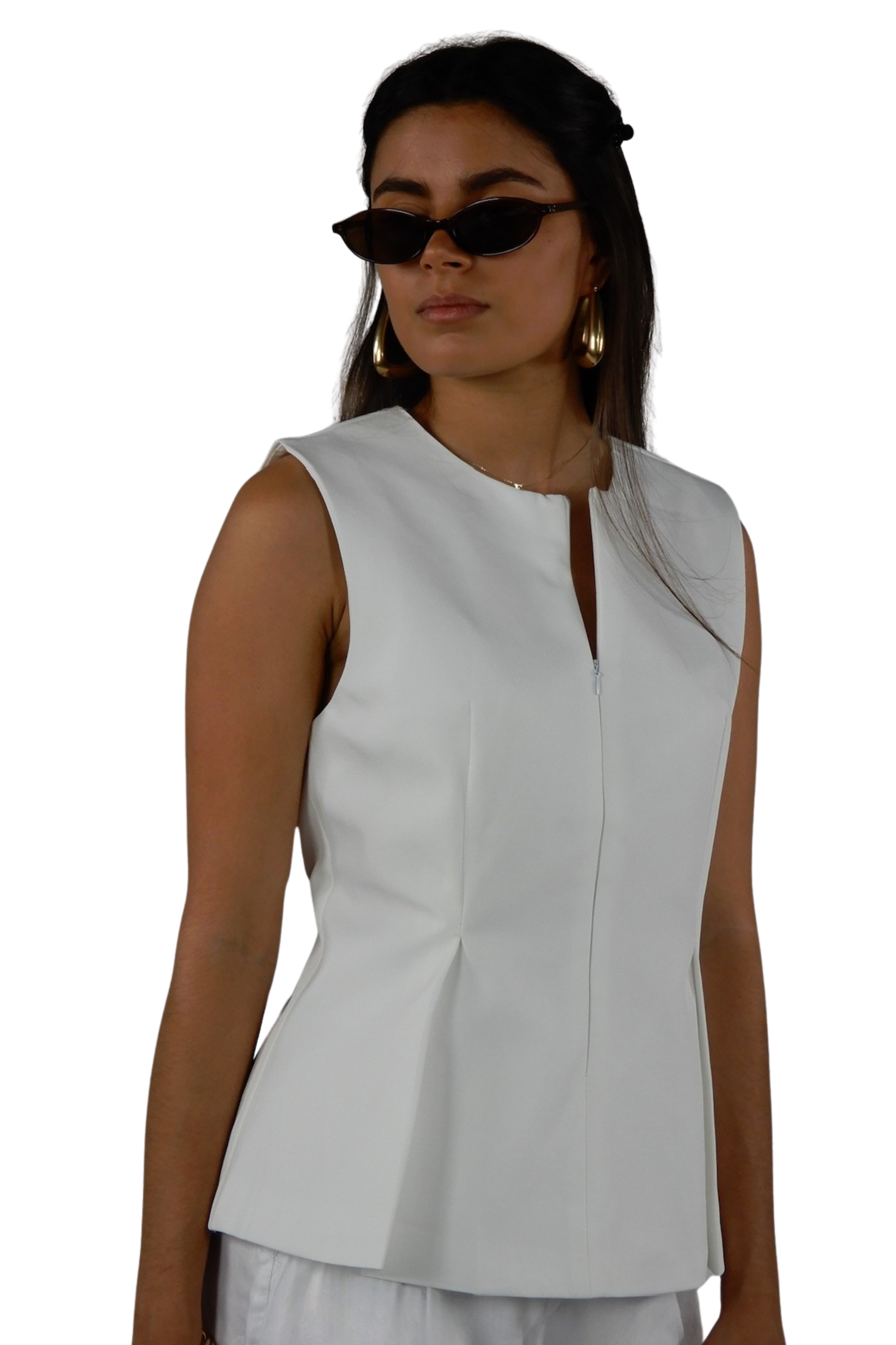 Ivory flare - Top