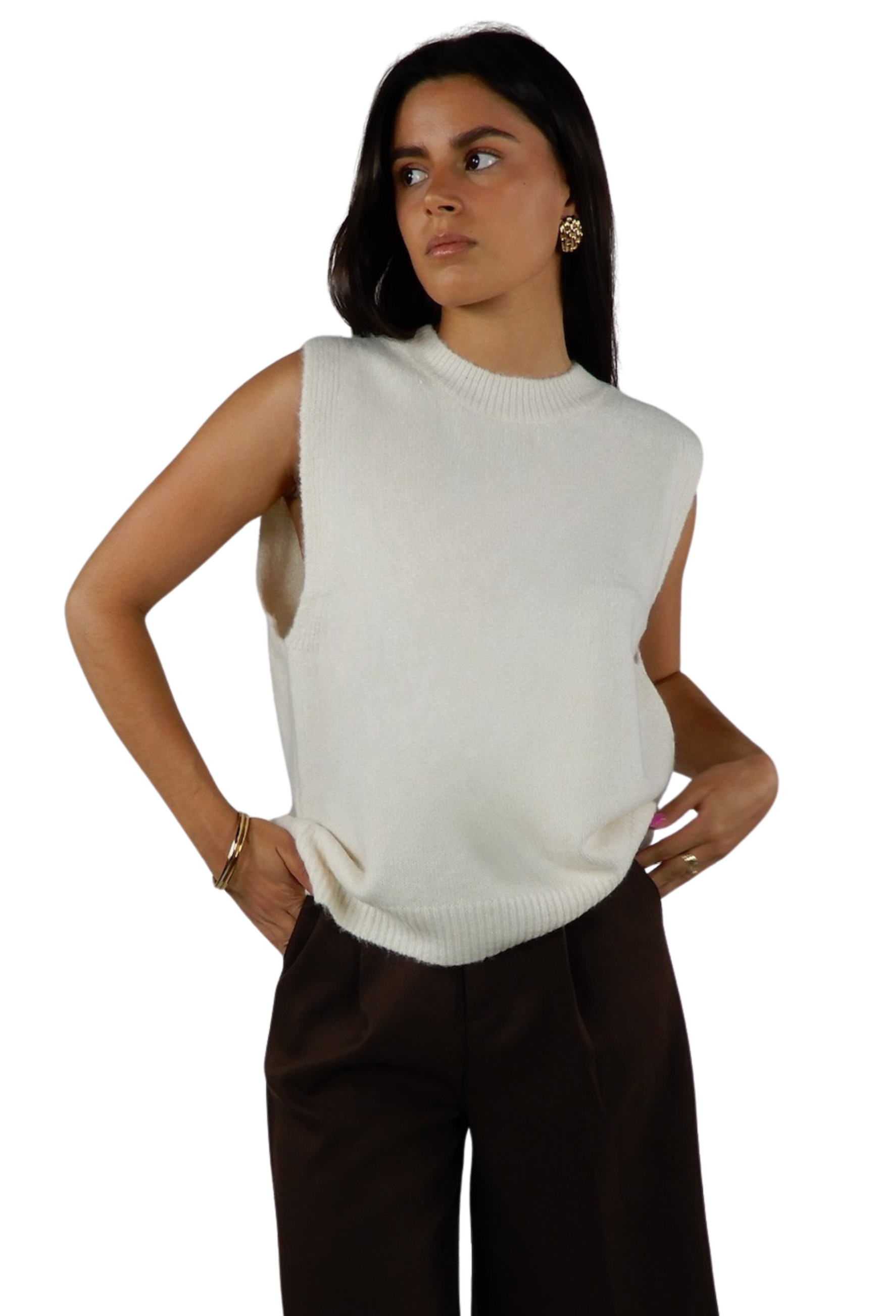 Earth tones - Top Creme