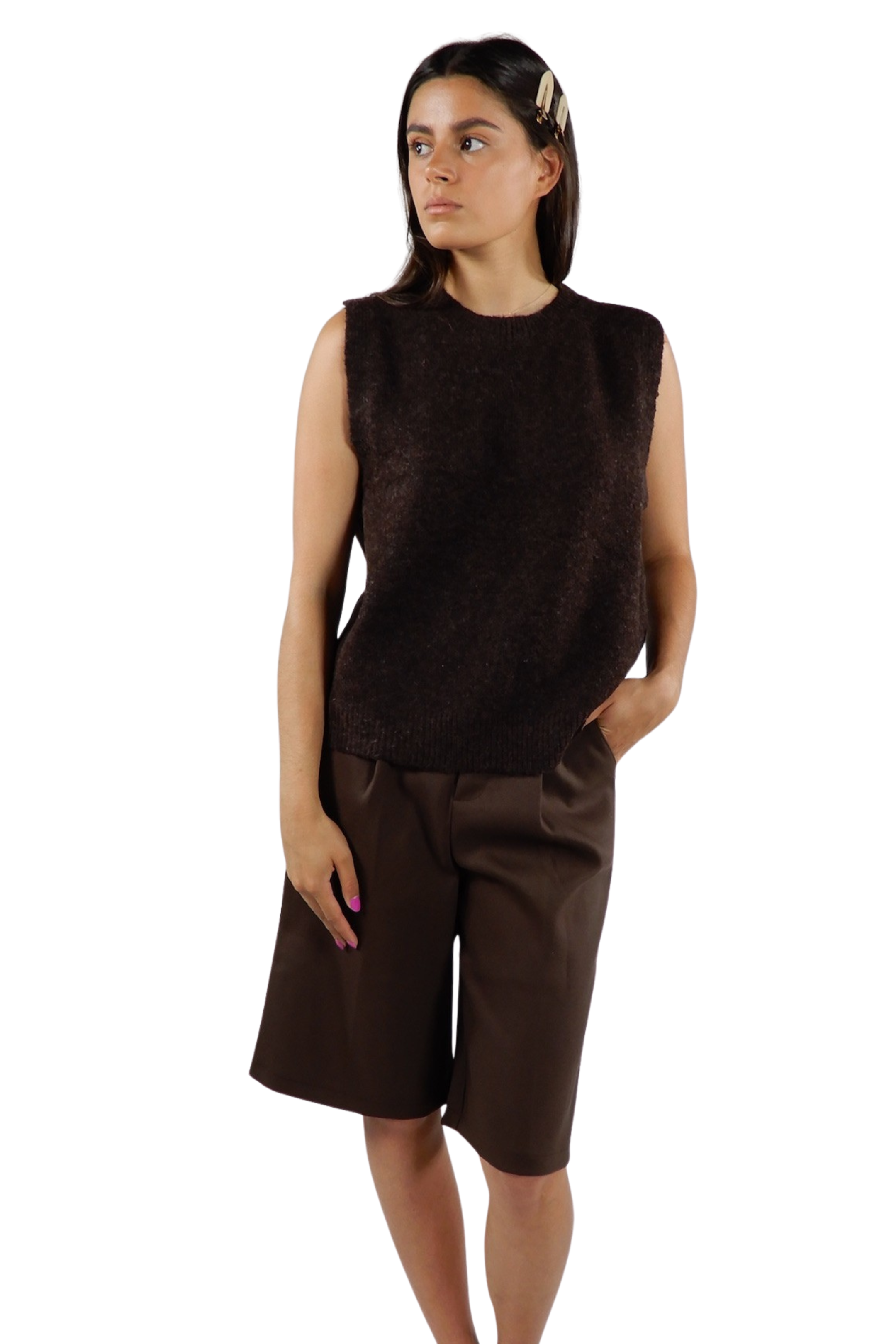 Earth tones - Top Brown