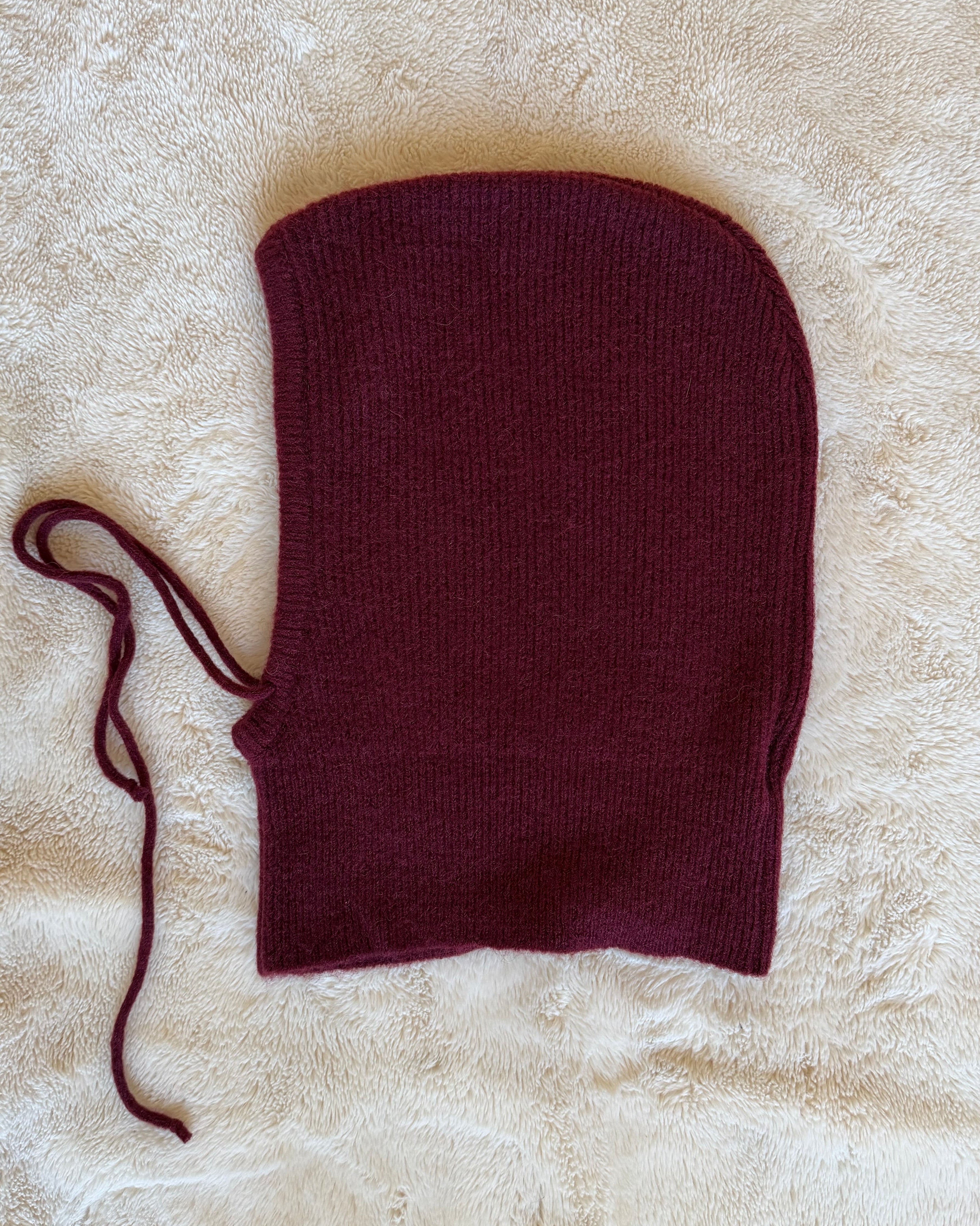 Wine Velvet Cape Hat