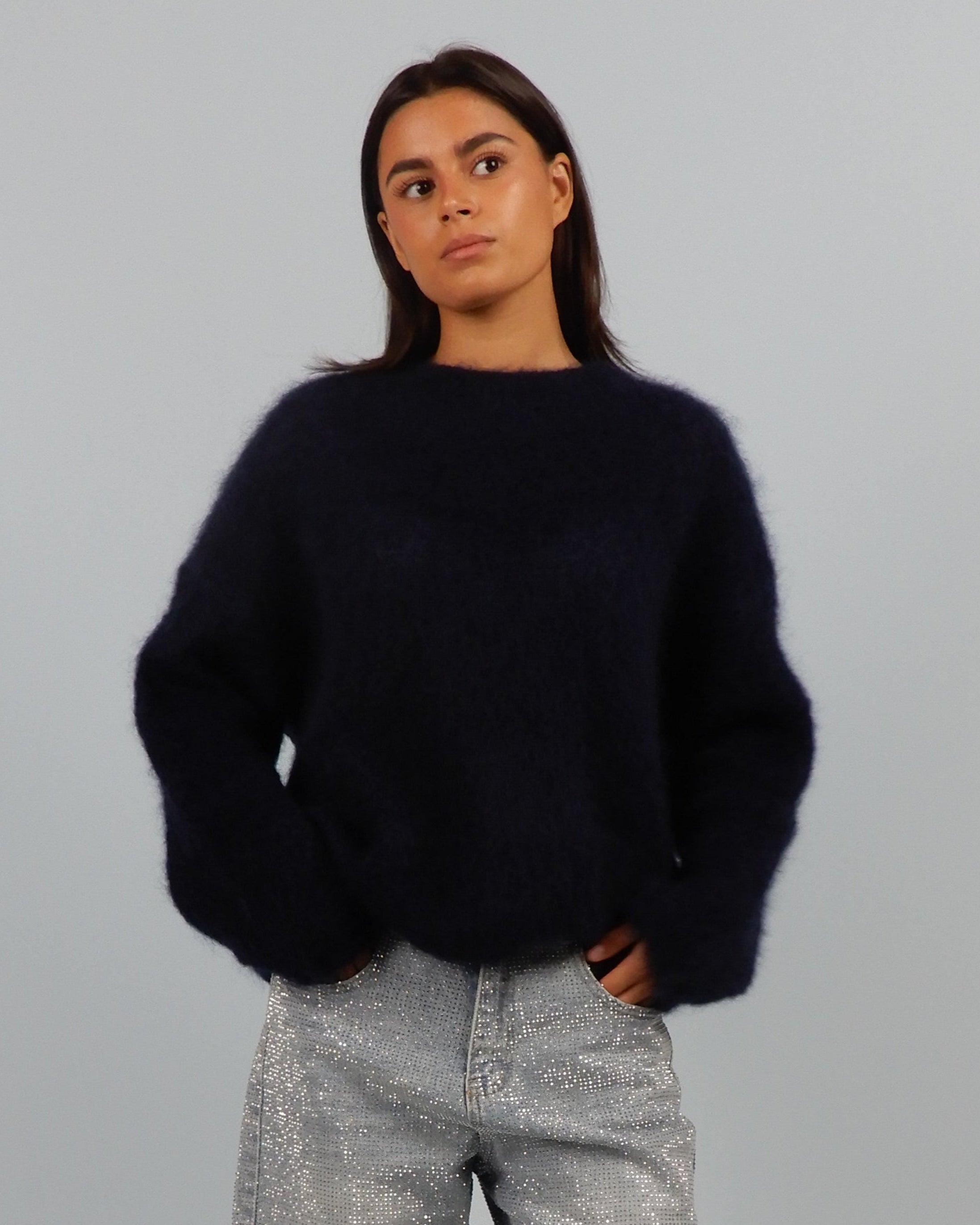 Cozy Night Knit Navy