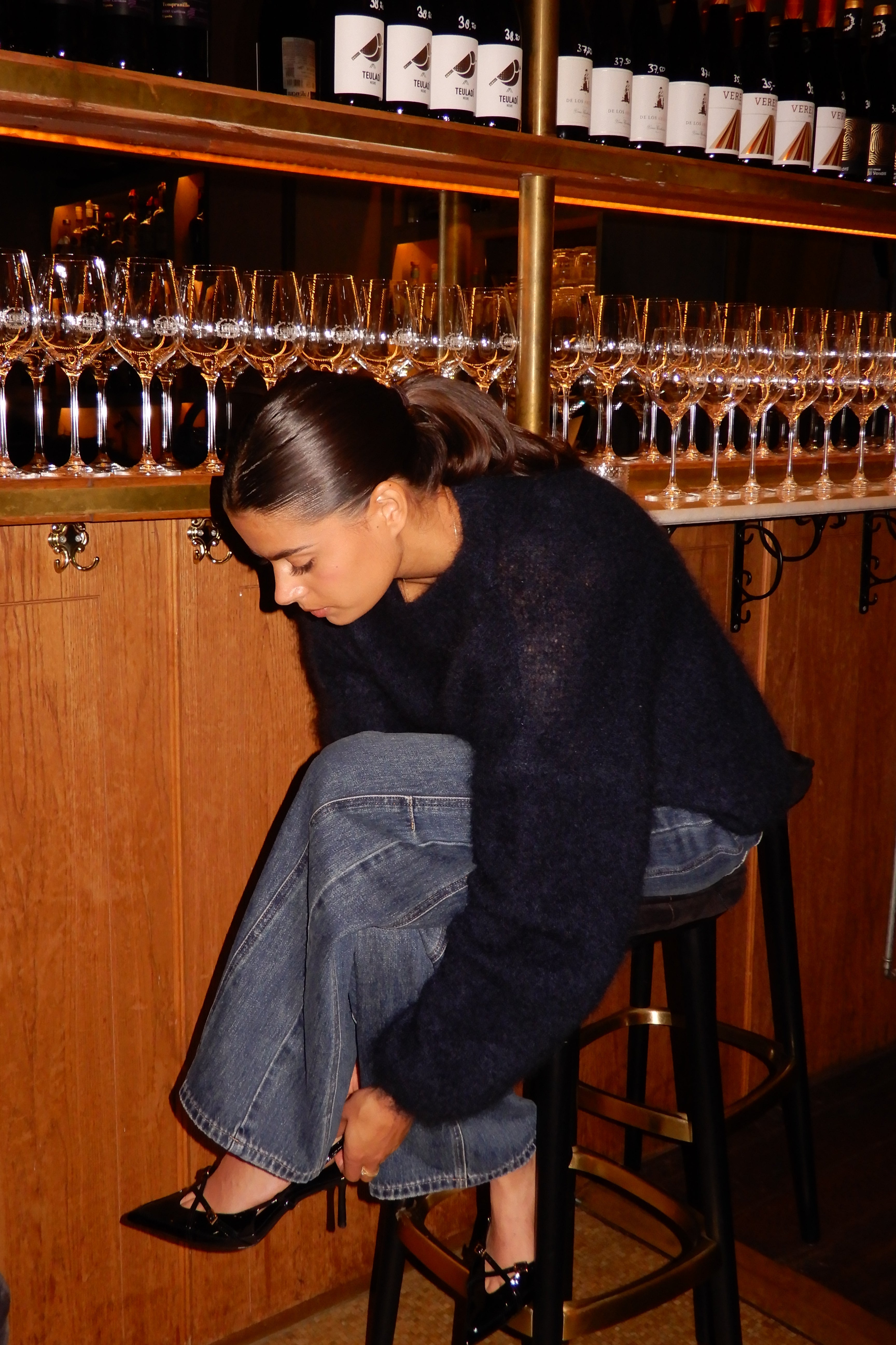 Cozy Night Knit Navy