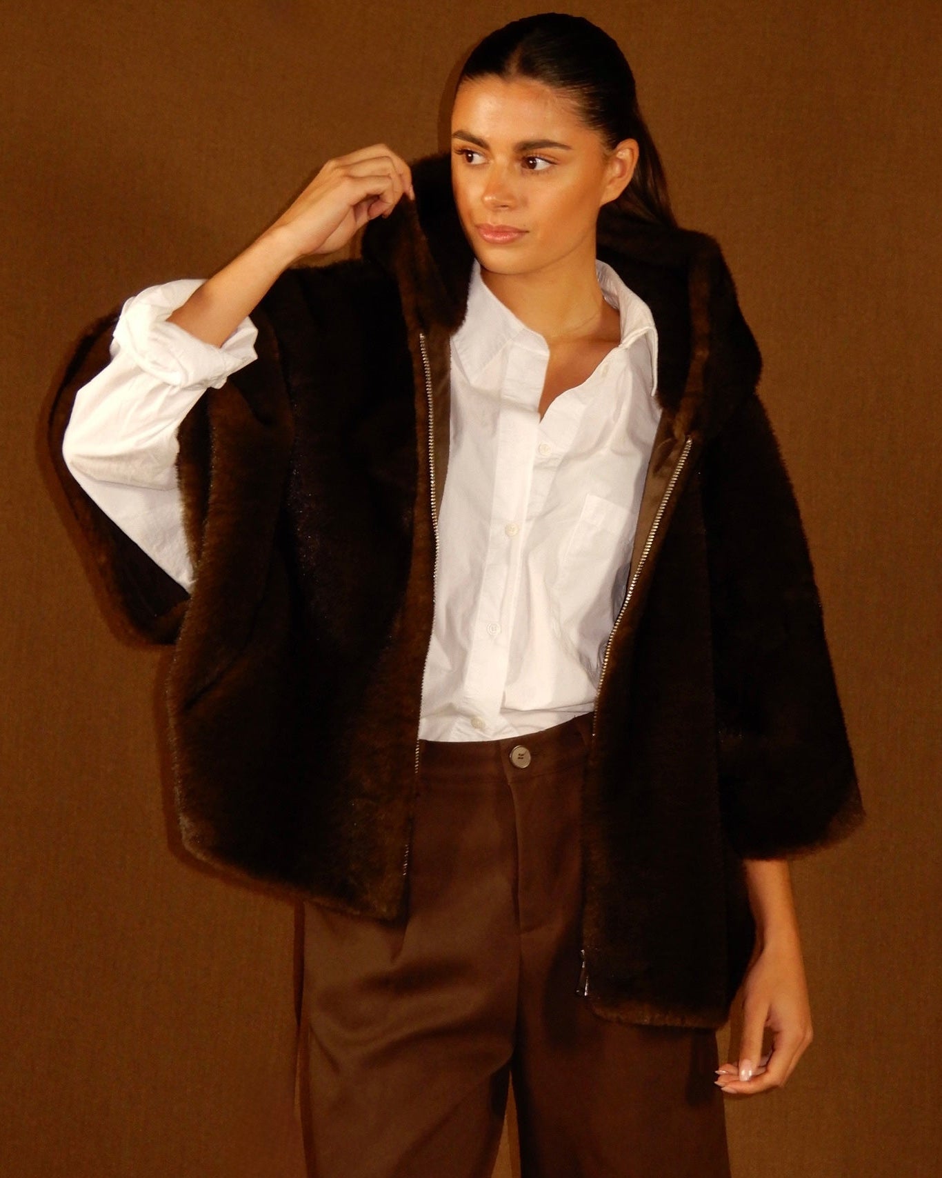 Chocolade Cape Hoodie