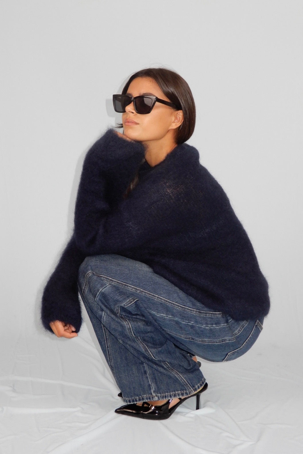 Cozy Night Knit Navy