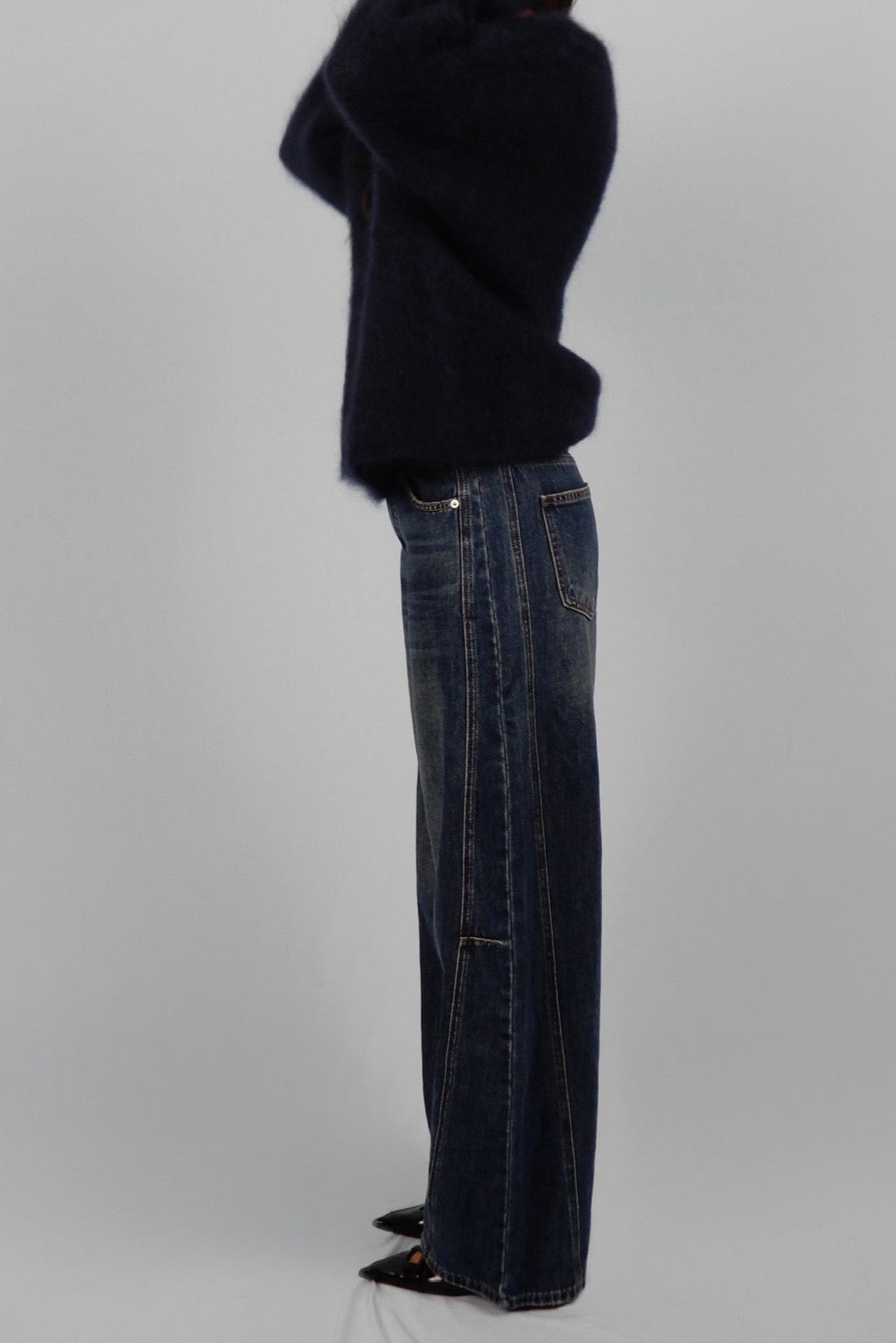 Stormy blue Jeans