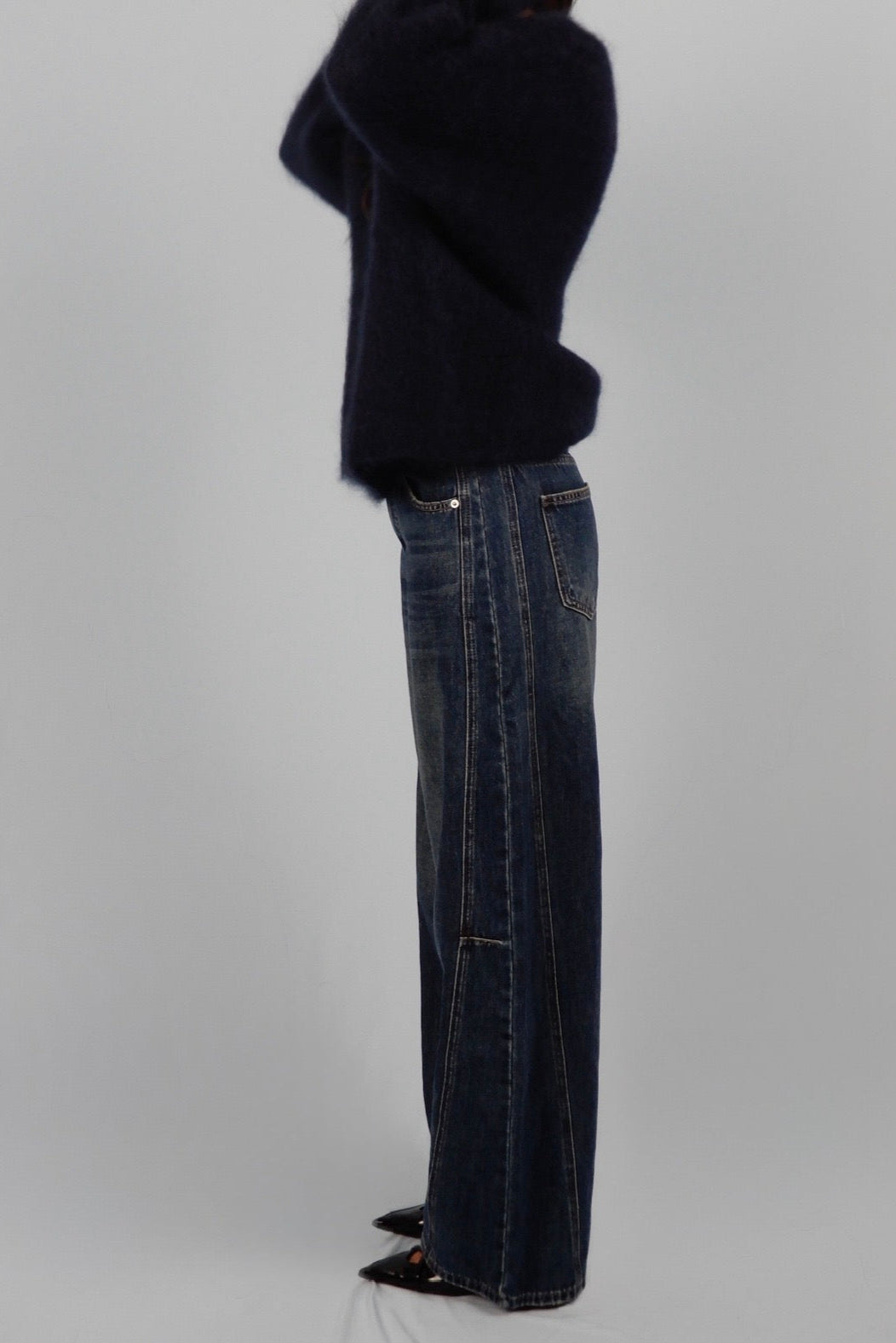 Stormy blue Jeans