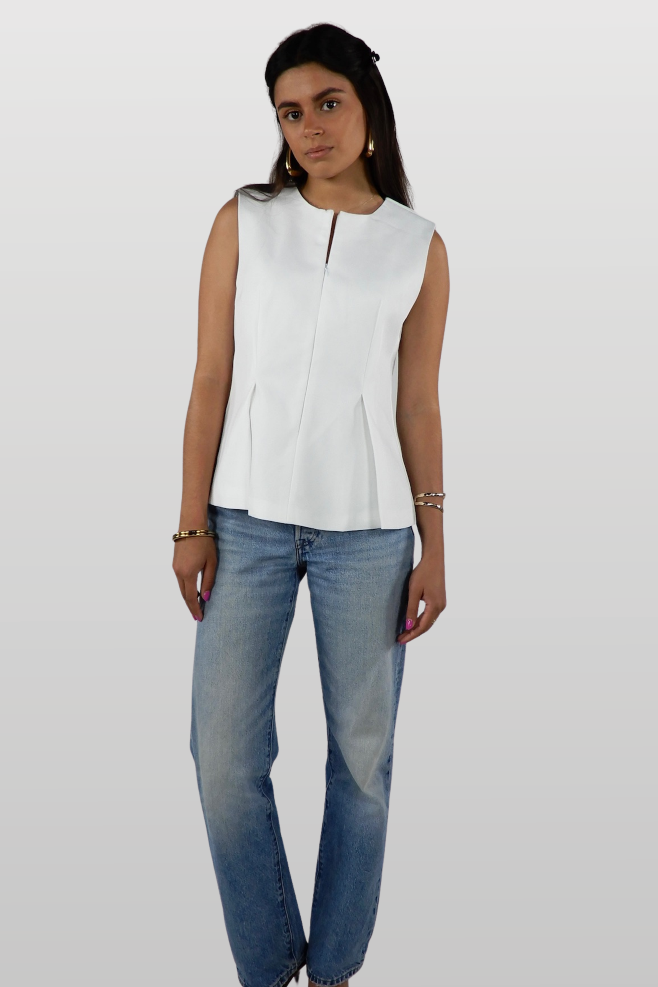 Ivory flare - Top